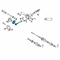 OEM 2020 Infiniti QX80 Gear Set-Final Drive Diagram - 38100-EA18B