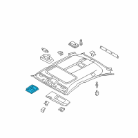 OEM 2007 BMW X5 Switch Unit Roof Diagram - 61-31-9-225-948