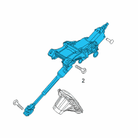 OEM 2017 Lincoln MKZ Steering Column Diagram - HG9Z-3C529-D