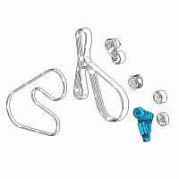 OEM 2018 Chevrolet Silverado 1500 TENSIONER ASM-DRV BELT Diagram - 12684847