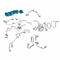 OEM Lexus RX350 Fuel Vapor Canister Diagram - 77740-0E080