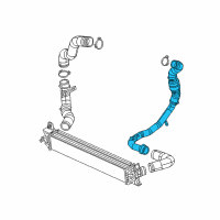 OEM 2015 Ram ProMaster 1500 Hose-Charge Air Cooler Diagram - 52014841AB