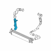 OEM 2016 Ram ProMaster 3500 Hose-Charge Air Cooler Diagram - 52014864AA