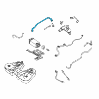 OEM 2016 Ford Explorer Hose Diagram - GB5Z-6758-C