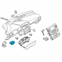 OEM 2019 Ford Ranger Headlamp Switch Diagram - DG9Z-11654-CB