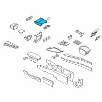 OEM 2015 BMW X5 Drink Holder Diagram - 51-16-9-251-973