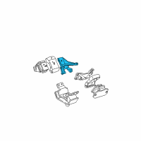 OEM 2006 Toyota Tundra Mount Bracket Diagram - 12311-31031