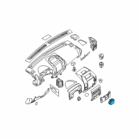 OEM 2014 Nissan Titan Cup Holder Assembly Diagram - 96967-9FD0B