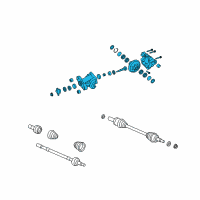 OEM Pontiac Differential Assembly Diagram - 92223667