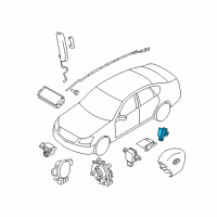 OEM 2009 Nissan 370Z Sensor-Side Air Bag, RH Diagram - K8830-1EA0A
