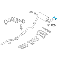 OEM BMW 228i Tailpipe Trim, Chrome Diagram - 18-30-7-610-637