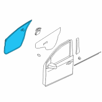 OEM Nissan Juke WEATHERSTRIP Front Door RH Diagram - 80830-1KA0A