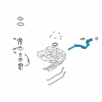 OEM 2015 Kia Optima Hose-Fuel Filler Neck Diagram - 310363Q500