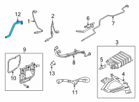 OEM Ford Bronco TUBE ASY Diagram - MB3Z-6758-D