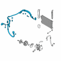 OEM Hyundai Tube Assembly-Suction & Liquid Diagram - 97775-2S530