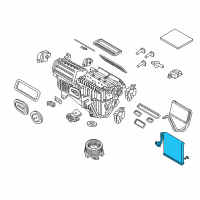 OEM 2015 Lincoln MKZ Evaporator Diagram - GG9Z-19850-A