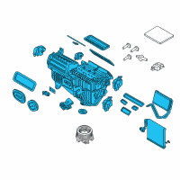 OEM 2018 Ford Edge Case Assembly Diagram - K2GZ-19B555-BB