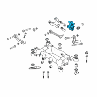 OEM 2009 BMW 528i xDrive Wheel Carrier, Rear Left Diagram - 33-32-6-770-905