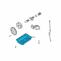 OEM Kia Sorento Pan Assembly-Oil Diagram - 452804C000