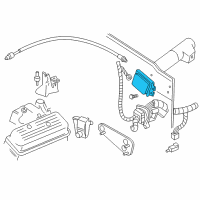 OEM 1994 Chevrolet S10 Cruise Control Assembly Diagram - 25163349