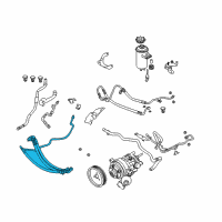 OEM 2010 BMW 650i Dynamic Drive Expansion Hose Diagram - 32-41-6-776-273