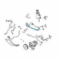 OEM 2005 BMW 645Ci Expansion Hose Diagram - 32-41-6-781-781