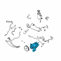 OEM BMW 645Ci Tandem Pump Diagram - 32-41-6-767-243