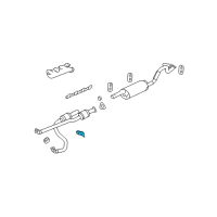 OEM 2011 GMC Savana 3500 Bracket, Exhaust Front Diagram - 22905506