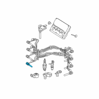 OEM 2005 Dodge Magnum CABLE/IGNITION-Ignition Diagram - 4606884AA