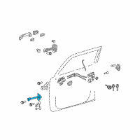 OEM 2013 Scion xB Door Check Diagram - 68610-12231