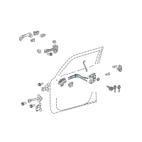 OEM 2015 Scion xB Lock Cable Diagram - 69710-12140