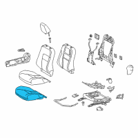 OEM Scion iM Seat Cushion Diagram - 71511-12C40