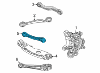 OEM Jeep Wagoneer SUSPENSION Diagram - 68400708AB