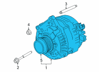 OEM 2022 Ford F-150 ALTERNATOR ASY Diagram - ML3Z-10346-B