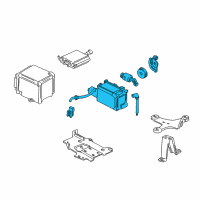 OEM 2003 Acura NSX Horn Assembly (High) Diagram - 38150-SM4-921