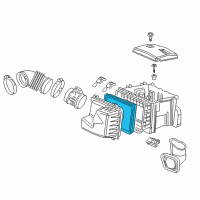 OEM 2005 Pontiac Montana Filter Diagram - 10354942