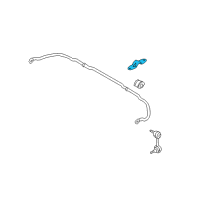 OEM 2004 Infiniti I35 Clamp-Stabilizer, RH Diagram - 54614-2Y000