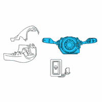 OEM 2022 BMW X2 Steering Column Switch Diagram - 61-31-6-823-663