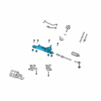 OEM 2012 Acura RDX Power Steering Rack, Core Id Diagram - 06536-STK-305RM