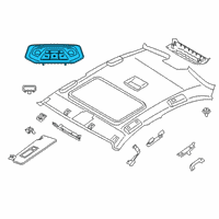 OEM 2020 BMW 330i Dome Lights Diagram - 63319490431