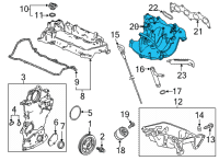 OEM 2021 Honda CR-V Manifold Assembly-, Int Diagram - 17010-5TZ-H00