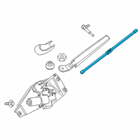 OEM 2022 BMW X2 Wiper Blade Diagram - 61-62-7-423-865