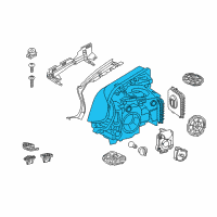 OEM 2019 BMW 530i xDrive Left Led Headlight Diagram - 63-11-7-214-959