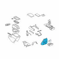 OEM Toyota Land Cruiser Rear Cover gray Diagram - 58903-60021-B1