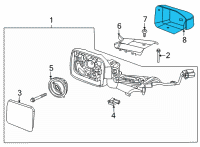 OEM Ford Bronco COVER Diagram - M2DZ-17D742-A