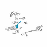 OEM Ram 3500 Shifter-Gearshift Diagram - 5057536AD