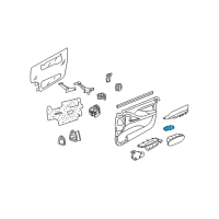 OEM Saturn LS1 Exterior Bulbs Diagram - 11015639