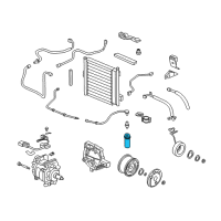 OEM 2000 Honda Civic Receiver Diagram - 80351-S01-A01