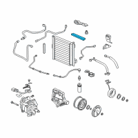 OEM Honda Seal, Condenser (Upper) Diagram - 80115-S04-000