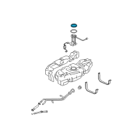 OEM 2004 Lincoln Aviator Fuel Sender Unit Lock Ring Diagram - 2L5Z-9A307-AB